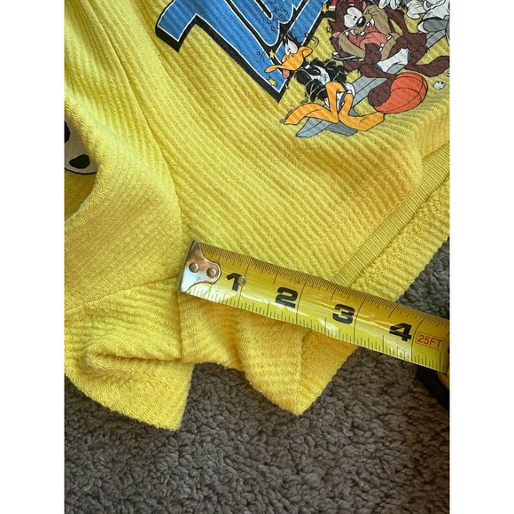 Loony Tunes ribbed yellow corduroy shorts, size small - Picture 12 of 15